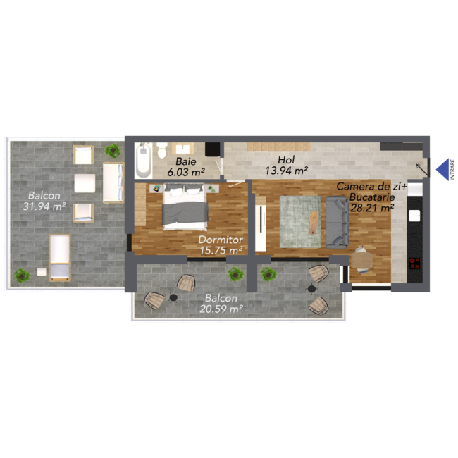 Apartement Tip 7 - Plan