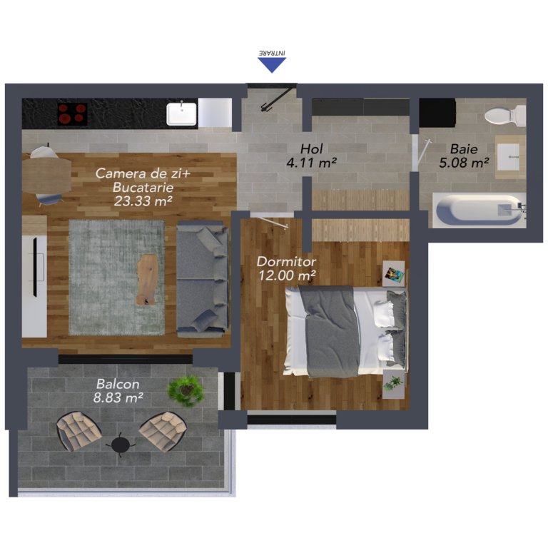 Apartement Tip 2 - Plan