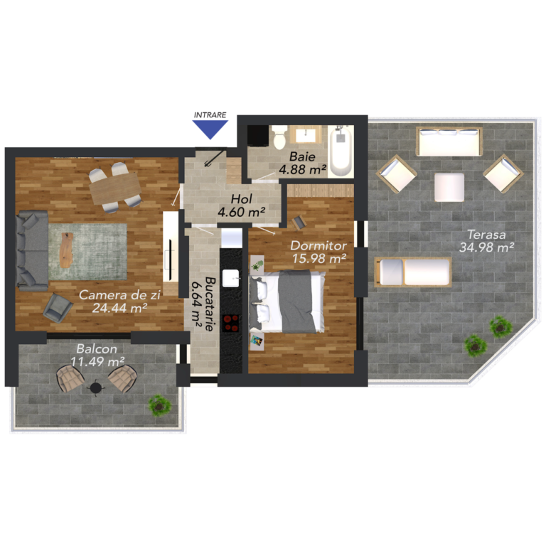 Apartament Tip 3-Plan